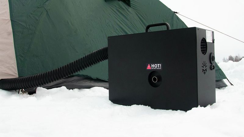 Bærbar 2 KW Autoterm m/batteri og lader og tank